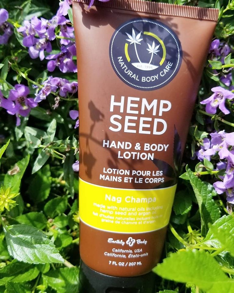 Hemp Seed Hand & Body Lotion Nag Champa Scent - 7 Fl Oz - Soothe Dry Skin -  Argan Oil Hemp Seed Oil - Light Non-Greasy Formula - Vegan & Cruelty Free