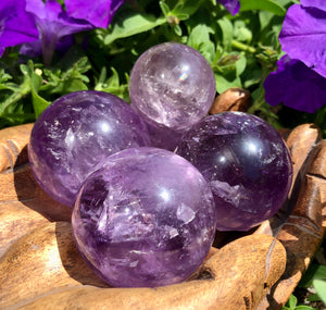 Amethyst Spheres ~ Assorted Sizes
