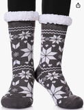 Sherpa Snowflake Socks