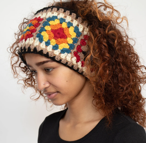Granny Square Crochet Headband