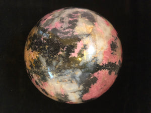 Rhodonite Gemstone Sphere