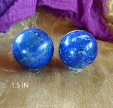 Blue Lapis Spheres ~ Assorted Sizes