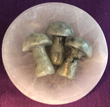 Labradorite Carved Mushrooms