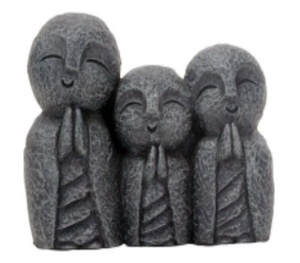 Jizo Monks Trio Statue
